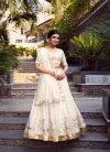 Lnb1422 Silver Glosy Sequins And Embroidery Work Lehenga With Blouse Dupatta Wholesalers In Delhi